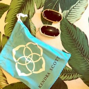 Kendra Scott Black Danielle Earrings
